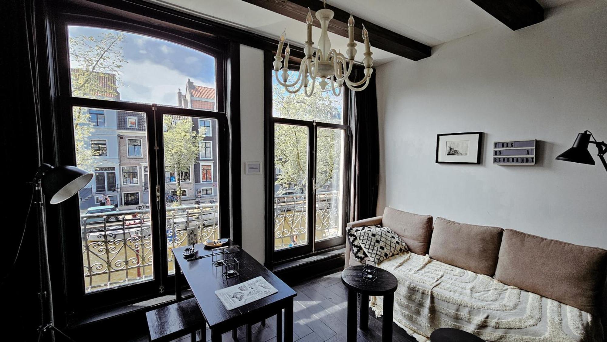 The Black Beauty Private Studio With Canal View From 1799 Amsterdam Luaran gambar